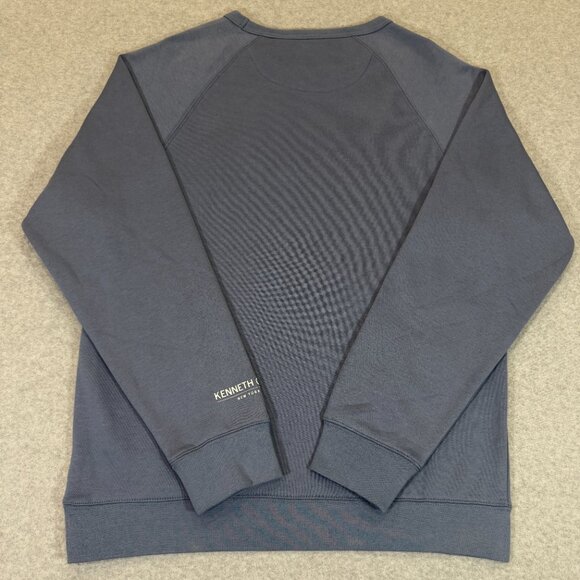 Kenneth Cole Crewneck Sweatshirt Mens XL Blue City Dweller Logo Fleece NWT - Picture 3 of 13